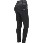 Pantaloni skinny sconti Black Friday romantici neri XL per Donna Freddy WR.UP 