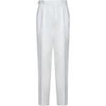Pantaloni bianchi con pinces Ralph Lauren 