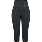 Pantaloni Rockabilly di Belsira - Caprihose - XS a XL - Donna - nero