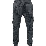 Pantaloni militari XXL taglie comode di cotone mimetici da jogging per Uomo Urban Classics 