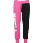Pantaloni tuta neri 3 XL taglie comode patchwork per Donna Dragon Ball Bulma 
