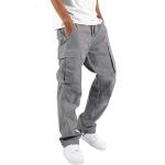 Pantaloni militari grigi XL taglie comode impermeabili per l'estate da jogging per Uomo Generic 