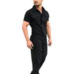Pantaloni casual neri M di cotone traspiranti per la primavera da jogging per Uomo Generico 