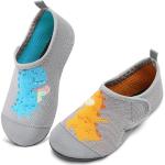 Pantofole larghezza E grigie numero 21 tinta unita antiscivolo per bambini 