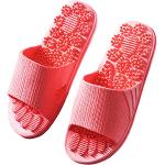 Pantofole massaggianti larghezza E rosa in PVC antiscivolo per Donna 
