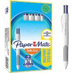 Paper Mate Inkjoy Quatro Penna a Sfera a Scatto in 4 Colori con Punta Media da 1,0 Mm, Colori Standard Assortiti (s0977260)