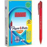 Papermate InkJoy 100 Penna a Sfera a Scatto, Punta Media da 1.0 mm, Confezione da 20, Rosso