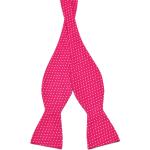 Accessori moda rosa di cotone a pois per Uomo 