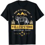 Parco Nazionale Yellowstone Lupo Maglietta