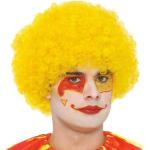 Parrucca clown gialla economica