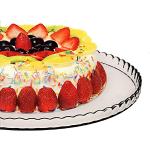 Pasabahce 10345 - Piatto per torta, 32,2 cm, color