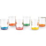 Bicchieri scontati multicolore di vetro da acqua Pasabahce 