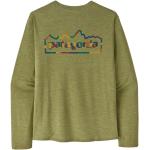 Magliette & T-shirt verdi M sostenibili traspiranti manica lunga con manica lunga per Uomo Patagonia 