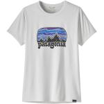 Magliette & T-shirt scontate grigio chiaro L in poliestere sostenibili con scollo rotondo per Donna Patagonia 