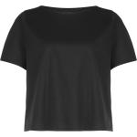 Magliette & T-shirt nere L sostenibili con scollo tondo mezza manica con scollo rotondo per Donna Patagonia 