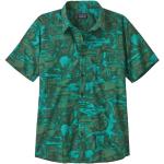 Patagonia Go To Shirt - Camicia - Uomo Cliffs and Waves: Conifer Green M