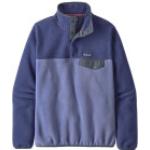 Pullover blu XL di pile sostenibili per Donna Patagonia Synchilla 