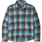PATAGONIA M&apos;s L/s Lw Fjord Flannel Shirt Lavas/belay Blue - Uomo - Blu/Nero/Viola - Taglia S- modello 2024