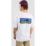 Magliette & T-shirt bianche L in PVC sostenibili mezza manica con manica corta per Uomo Patagonia 