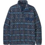 Pullover blu S sostenibili per Donna Patagonia Synchilla 