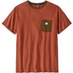 Patagonia Shop Sticker Pocket Responsibili-Tee - T-shirt Henna Brown M