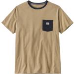 Patagonia Shop Sticker Pocket Responsibili-Tee - T-shirt Nautilus Tan M