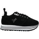 Sneakers stringate nere numero 35 di gomma con stringhe per bambini Patrizia Pepe 