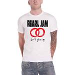 Pearl Jam Don't Give Up Uomo T-Shirt Bianco S 100%