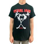 Pearl Jam Stickman Uomo T-Shirt Nero L 100% Cotone