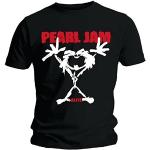 Pearl Jam - T-Shirt - Uomo Nero Large
