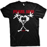 Pearl Jam Ten Logo Eddie Vedder Rock Ufficiale Uomo Maglietta Unisex (Medium)