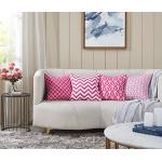 Cuscini scontati rosa 45x45 cm di cotone per divani 