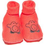 Pantofole larghezza E scontate rosse numero 21,5 in tessuto per bambini 