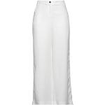 Pantaloni bianchi S in lyocell a vita alta per Donna Pennyblack 