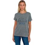 Magliette & T-shirt grigie M maculate mezza manica con scollo rotondo per Donna Pepe Jeans 