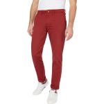 Pantaloni classici scontati rossi M di cotone per Uomo Pepe Jeans 