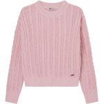 Pullover scontati rosa 15/16 anni di cotone lavabili in lavatrice per bambina Pepe Jeans Cora di Dressinn.com 