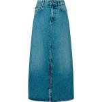 Gonne jeans blu XS di cotone lunghe per Donna Pepe Jeans 