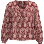Bluse scontate rosse XS in poliestere per Donna Pepe Jeans 