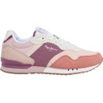 Sneakers larghezza A scontate urban rosa numero 39 in poliuretano per Donna Pepe Jeans 