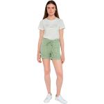 Pantaloni scontati verdi in lyocell Tencel con elastico per Donna Pepe Jeans 