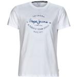 Magliette & T-shirt scontate bianche XL mezza manica con manica corta per Uomo Pepe Jeans 