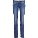 Pepe Jeans Venus Jeans a Vita Bassa Regular Fit da Donna Authentic Rope, Blu (Denim-d24), 28W / 34L