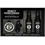 Percy Nobleman Kit per la Cura della Barba. Set Regalo Uomo Contenente Olio Profumato per Barba, Detergente per Barba, Balsamo per Barba, Pettine per Barba