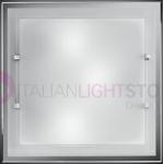 Lampade moderne bianche di vetro da soffitto Perenz Illuminazione 
