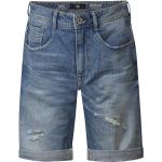 Pantaloncini blu XXL taglie comode di cotone di jeans per Uomo Petrol Industries 