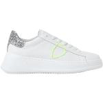 Philippe Model Sneakers Donna Autunno/Inverno BJLD VB01 Tres Temple Low Woman Veau Broderie Blanc Argent 41