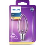 Lampadine bianche di vetro a LED compatibile con E14 Philips 