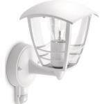 Philips LED Creek Lampada Da Parete Da Esterno con Sensore, Alluminio, Bianco, ‎6.89 x 7.87 x 11.22 cm