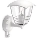 Philips LED Creek Lampada Da Parete Da Esterno con Sensore, Alluminio, Bianco, ‎6.89 x 7.87 x 11.22 cm